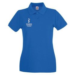 Soroptimist Yorkshire Fruit Of The Loom Women's Premium Polo Royal Blue